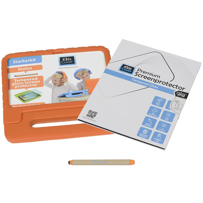 KidsCover iPad 10,9" Oranje Starterkit Incl. Stylus en Screencover
