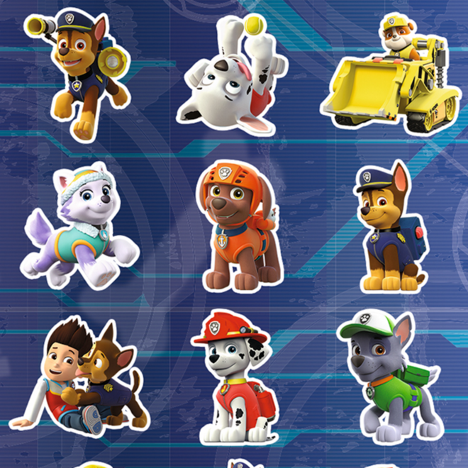 Beloningsstickers 441 Paw Patrol, 35 motieven, 700 stuks