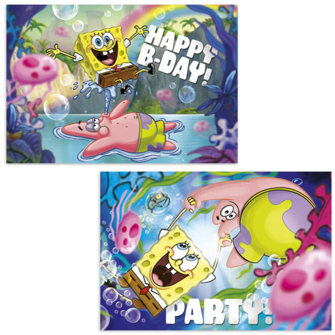 Miniposters 1064 sponge bob, 2 motieven, 20 stuks