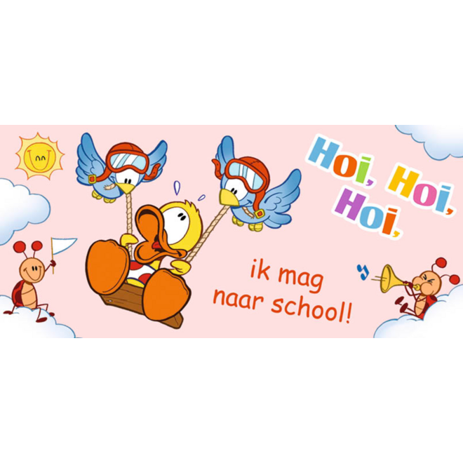 Oproepkaarten 5235 guusje school, 2 motieven, 25 stuks