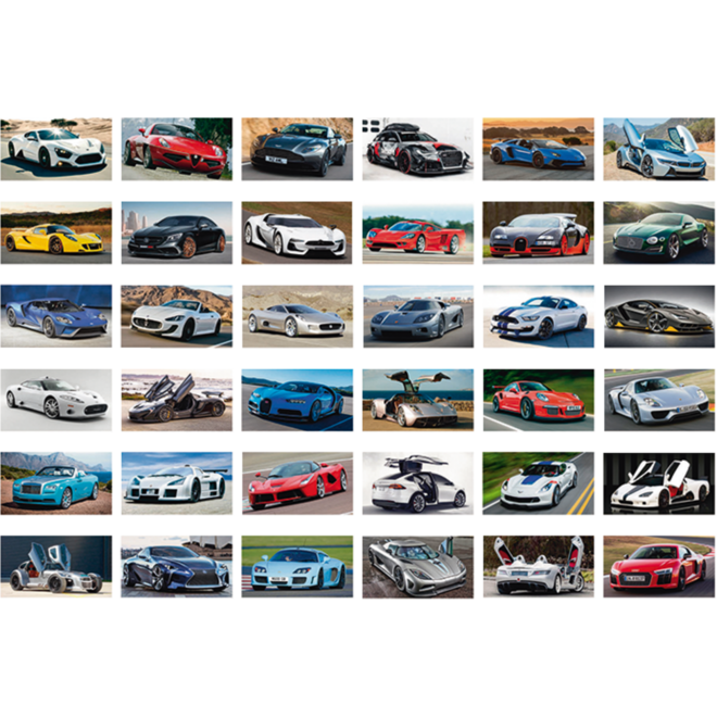 Beloningsstickers Stoere Sport Cars 385, 36 motieven, 720 stuks