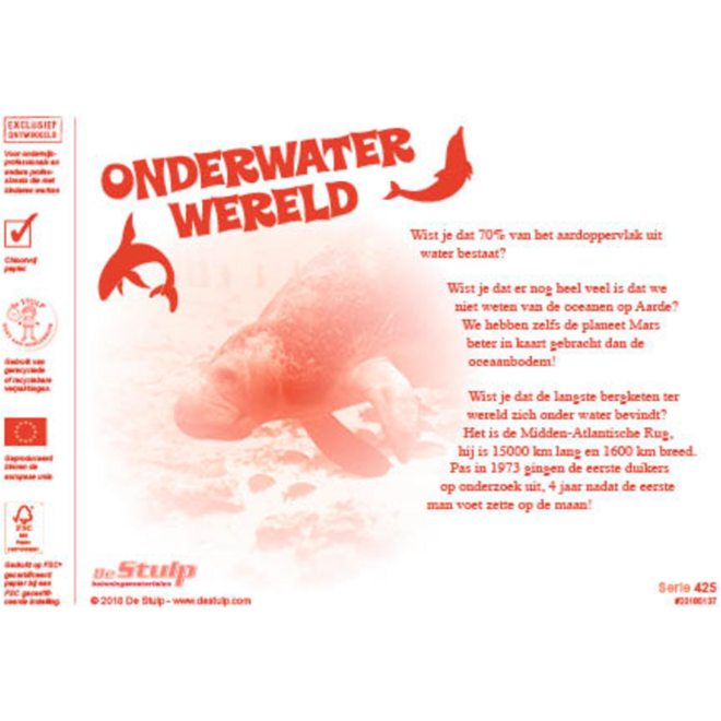Beloningsstickers 425 onderwaterwereld, 36 motieven, 720 stuks