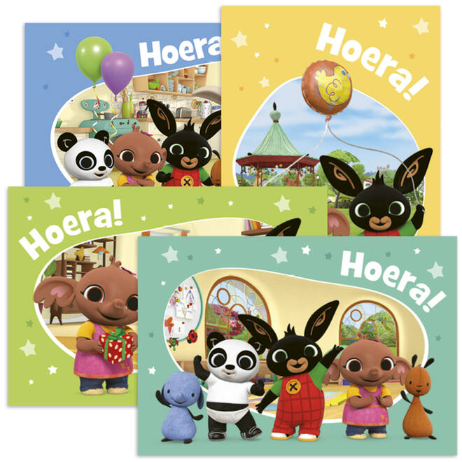Miniposters 1094 Bing 4 motieven, 20 kaarten