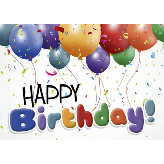 Ansichtkaarten Happy Birthday 5771 4 motieven, 48 kaarten