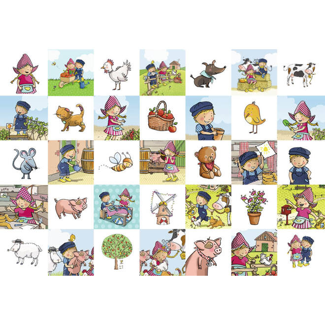 Beloningsstickers Fien en Teun 474 35 motieven, 700 stickers