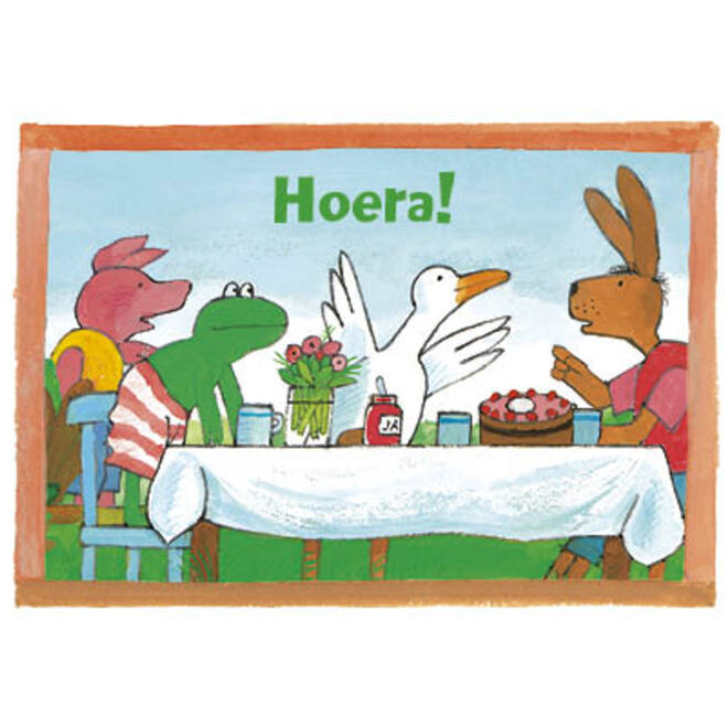 Ansichtkaarten 5775 Kikker 4 motieven, 48 stuks