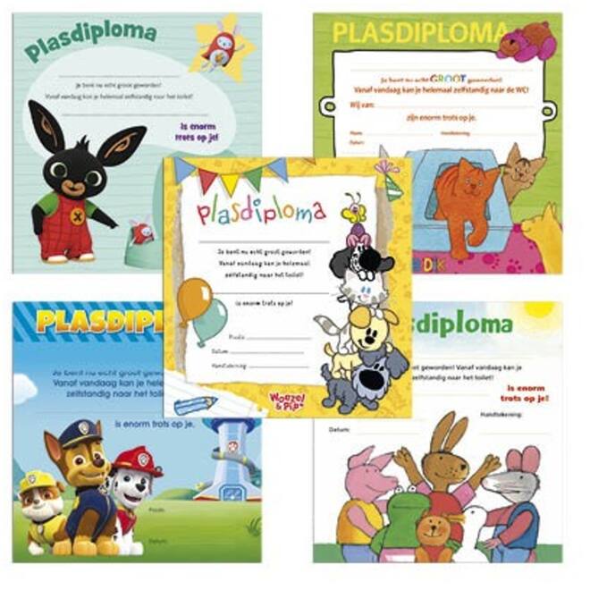 Plasdiploma groepspakket 2388, 50 stuks