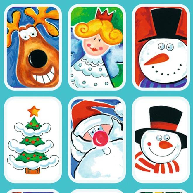 Beloningsstickers Kerst 55 36 motieven, 720 stickers