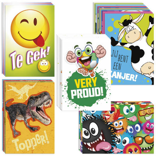 Beloningskaarten snelbestelpakket Fantasie, 20 mot. 480 st.