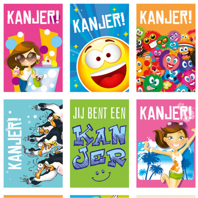 Beloningsstickers 493 Kanjerstickers, 36 motieven, 720 stuks