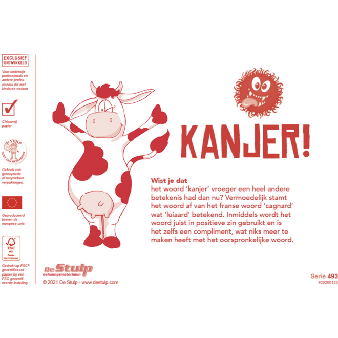Beloningsstickers 493 Kanjerstickers, 36 motieven, 720 stuks