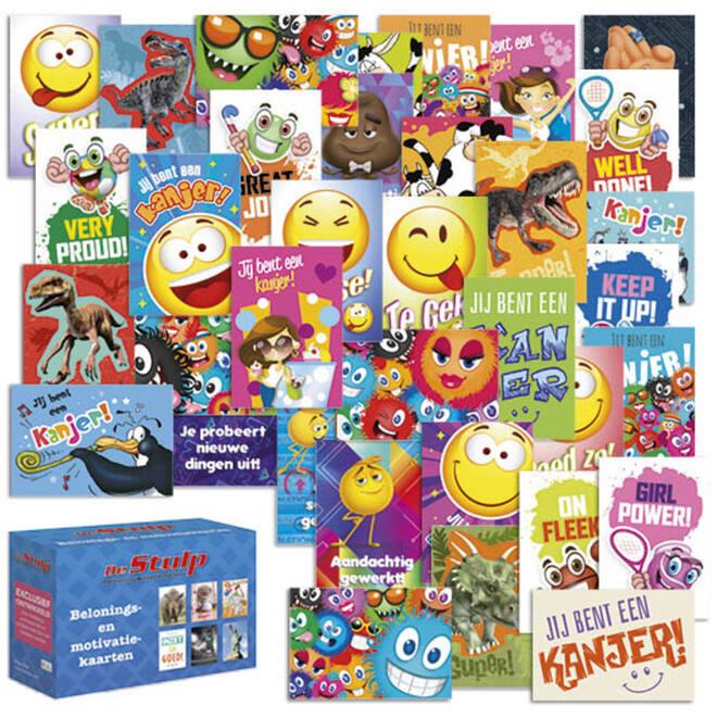 Beloningskaarten Fantasie mix 4709 36 motieven, 72 stuks