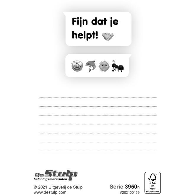 Complimentenkaarten 3950, 18 motieven, 72 kaarten in box
