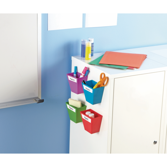 Opbergbakjes magnetisch, 4 stuks