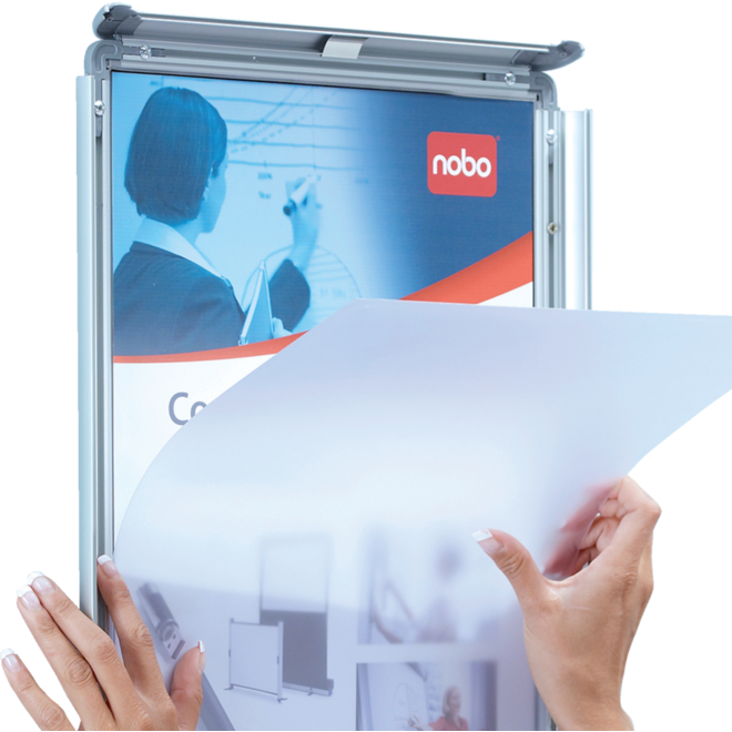 Kliklijst A3 Nobo Aluminium