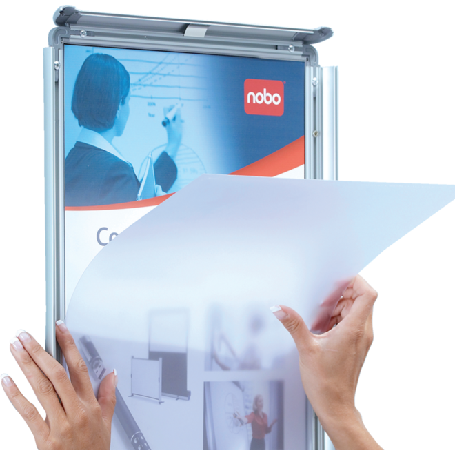 Kliklijst A4 Nobo Aluminium