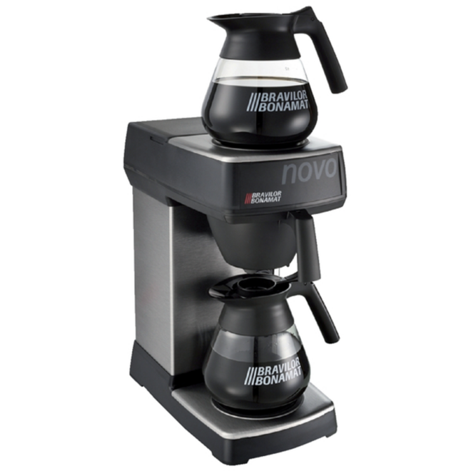 Koffiezetapparaat Bravilor Novo inclusief glazen kan
