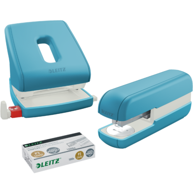 Nietmachine Leitz Cosy blauw, 30 vel