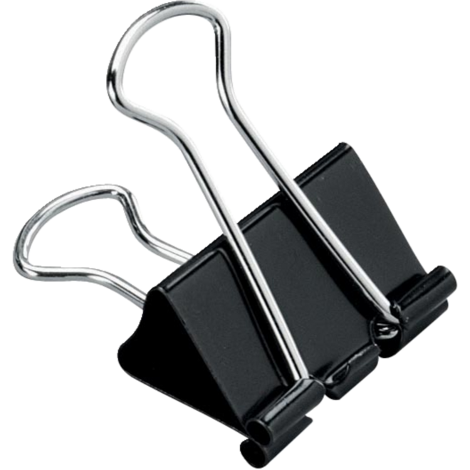 Papierklemmen, 25 mm doos van 10 stuks