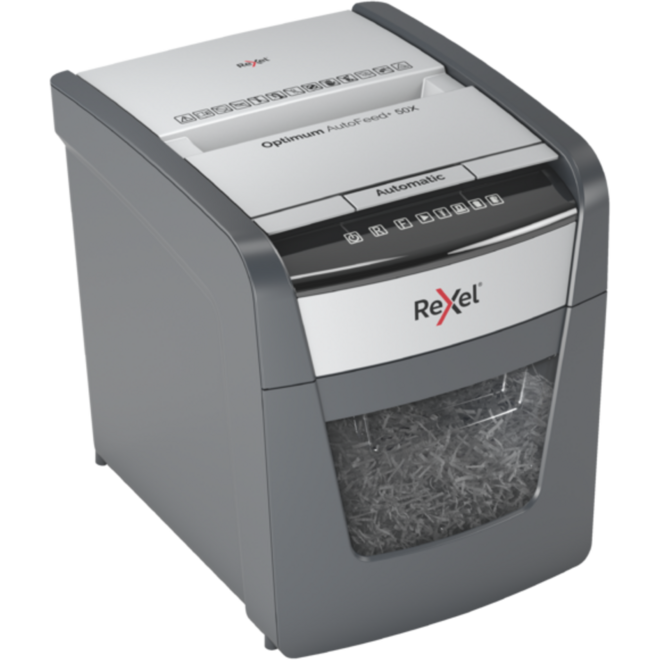 Papiervernietiger Rexel, Optimum Autofeed Auto+ 50X, Snippers P4