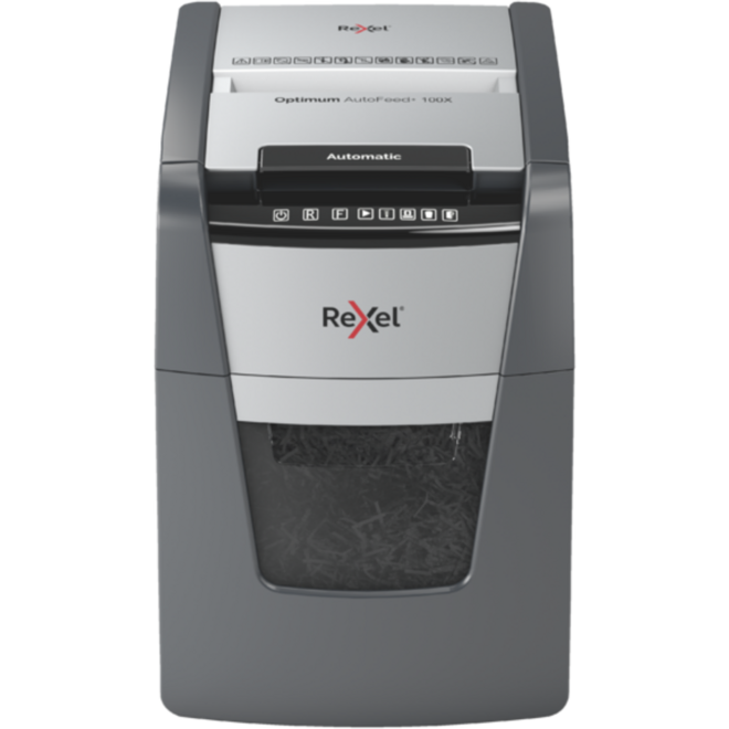 Papiervernietiger Rexel, Optimum Autofeed Auto+ 100X, Snippers P4