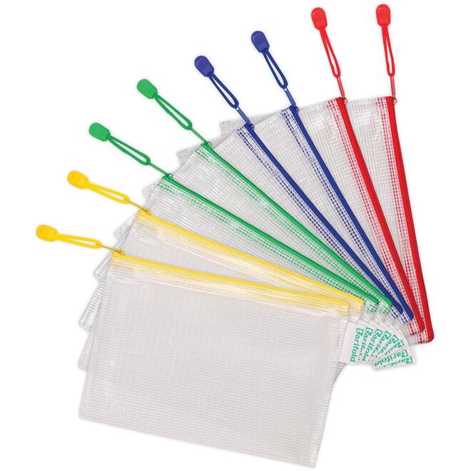 Zipperbag A4 assorti