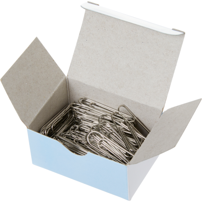 Paperclips 30 mm, 100 stuks