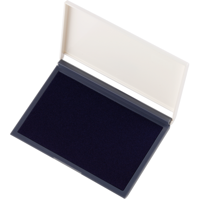 Stempelkussen blauw, 70 x 110 mm