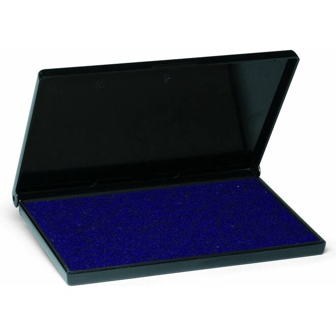 Stempelkussen blauw, 70 x 110 mm