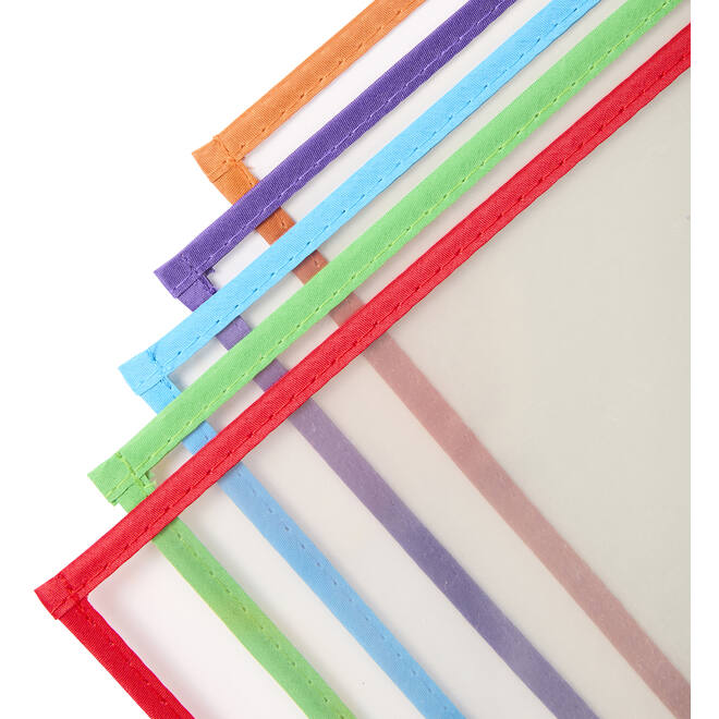 Insteekhoes/wisbord assorti A4, 10 stuks