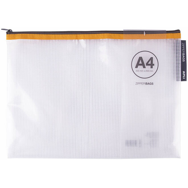 Zipperbag A4 assorti