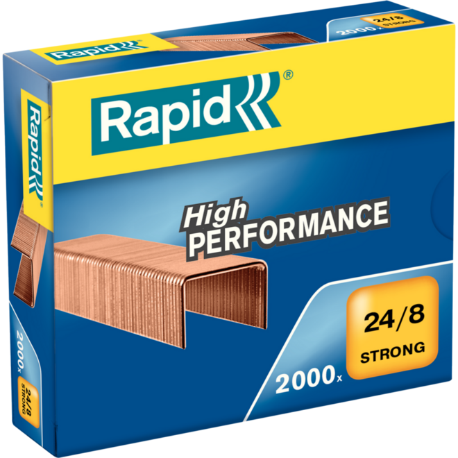 Nietjes 24/8 Rapid strong, 2000 stuks