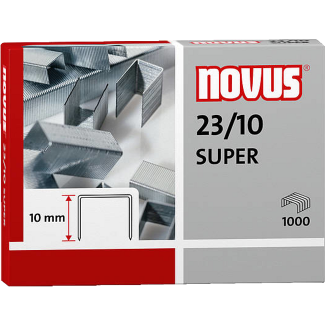 Nietjes 23/10 super Novus, 1000 stuks