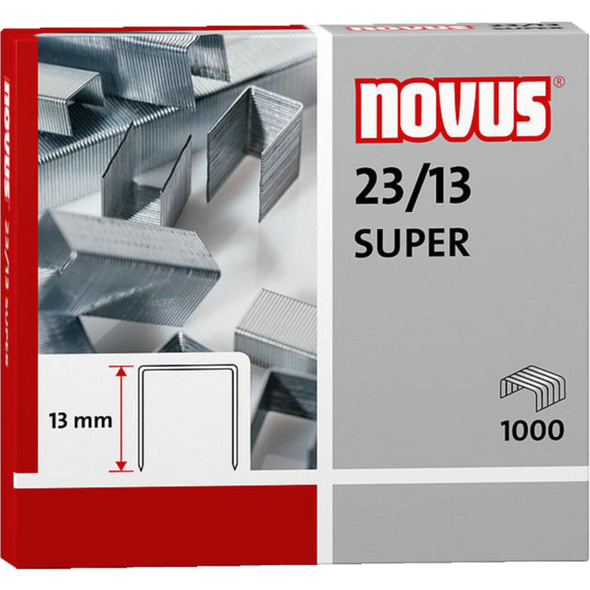 Nietjes 23/12 super Novus, 1000 stuks