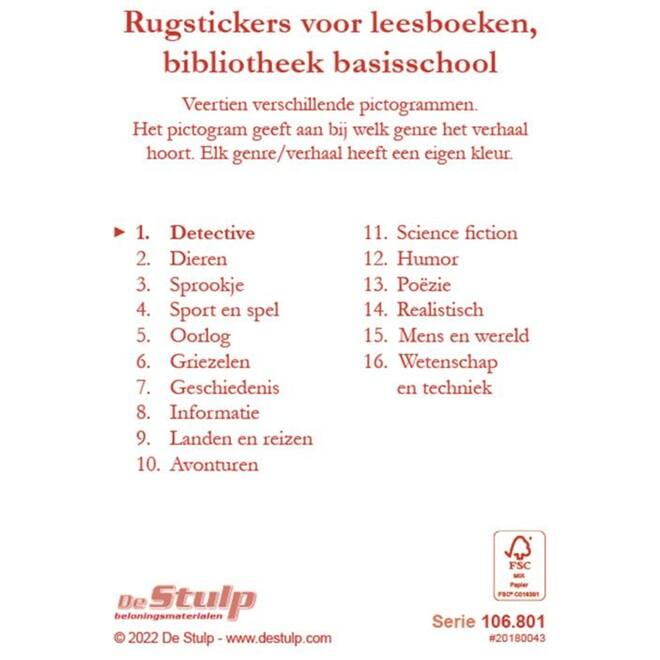 Pictogramstickerpakket 106899 assorti XL
