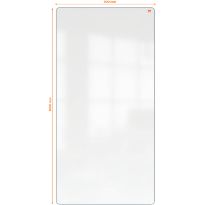 Whiteboard Nobo Move&Meet afneembaar en draagbaar 180x90cm grijs frame