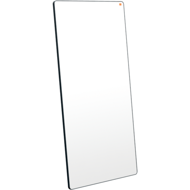 Whiteboard Nobo Move&Meet afneembaar en draagbaar 180x90cm zwart frame