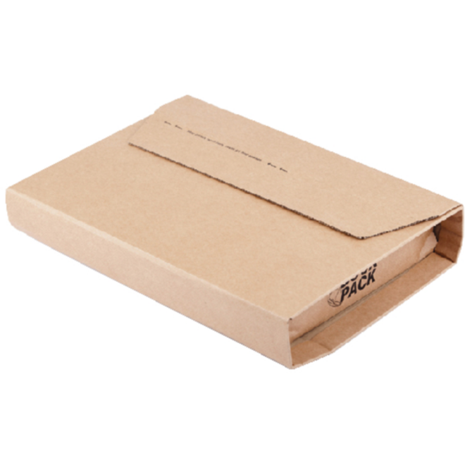 Wikkelverpakking CleverPack | ringb + zelfkl strip | bruin | 25 stuk (25 stuks)