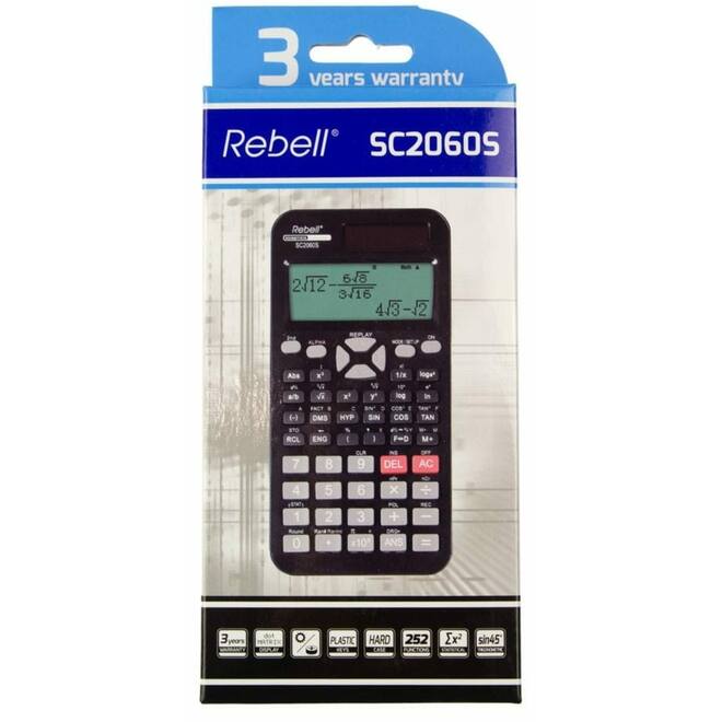 Rekenmachine Rebell Matrix display wetenschappelijk