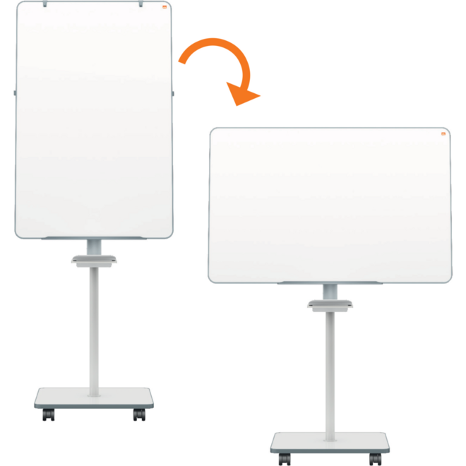 Flipover/whiteboard mobiel Nobo Move & Meet 70 x 100 cm