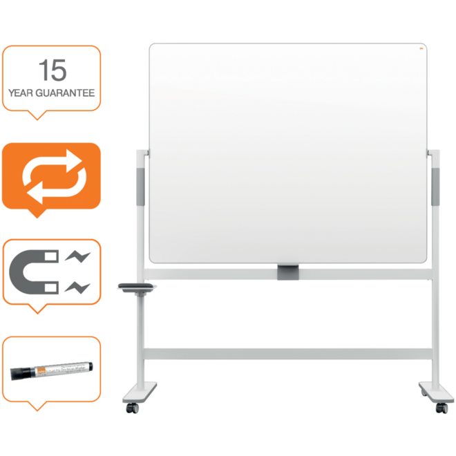 Kantelbord mobiel Nobo Move & Meet 150 x 120 cm