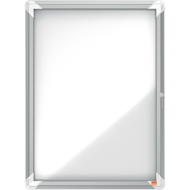 Binnenvitrine Nobo draaideur met slot 4 x A4