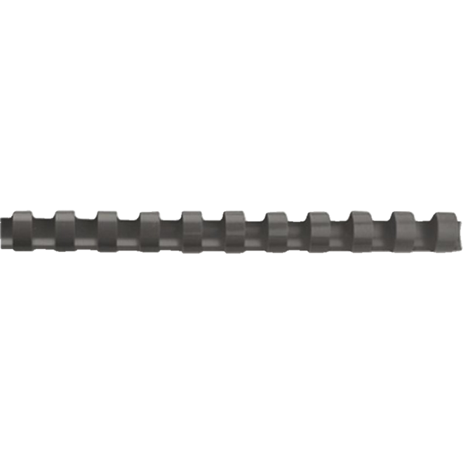 Bindrug zwart 12 mm, 100 stuks