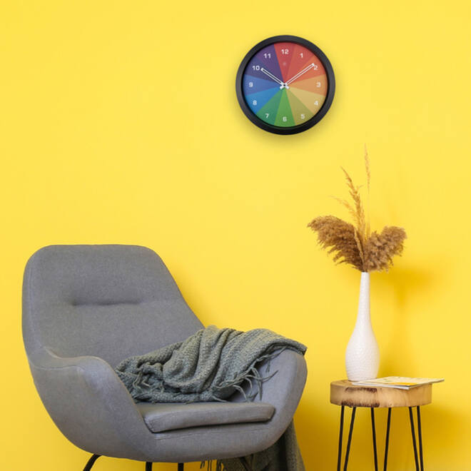 Wandklok 36 cm Multicolor Joy