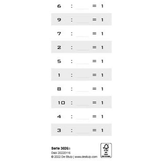 Deelkaartjes 3026 Werelddieren 10 motieven, 120 kaarten