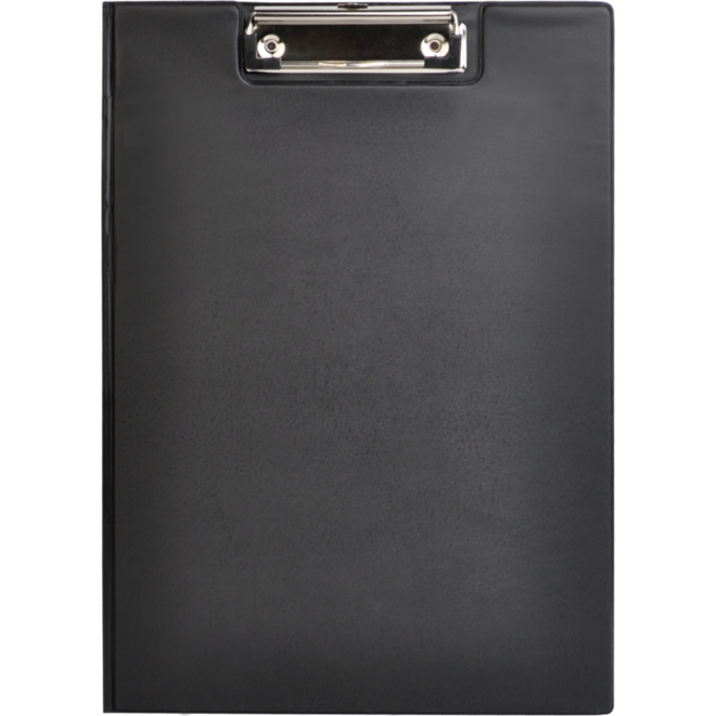 Klembord A4 dubbel PVC zwart