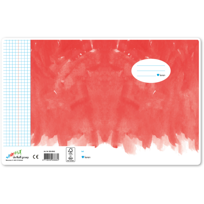 Schriften ruit 5×5 mm, aquarel, 16,5 × 21 cm (25 stuks)