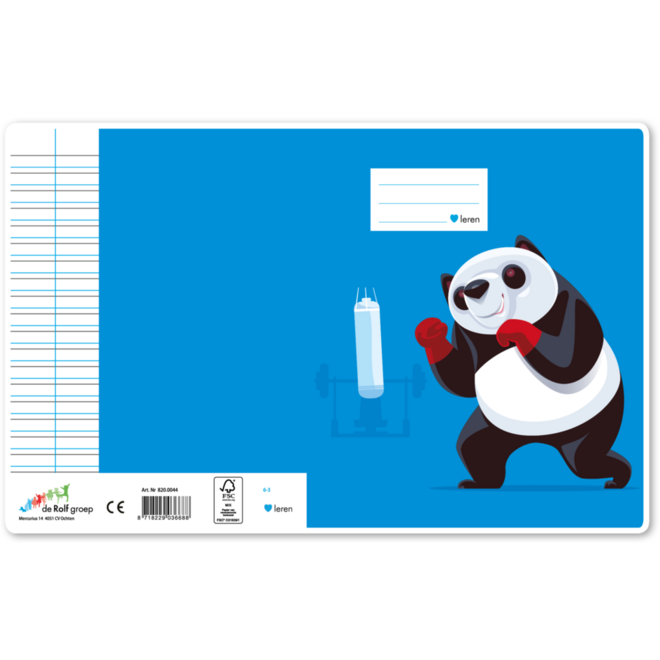 Schriften 6-3, sportende dieren, 16,5 x 21 cm, 80 gr (25 stuks)