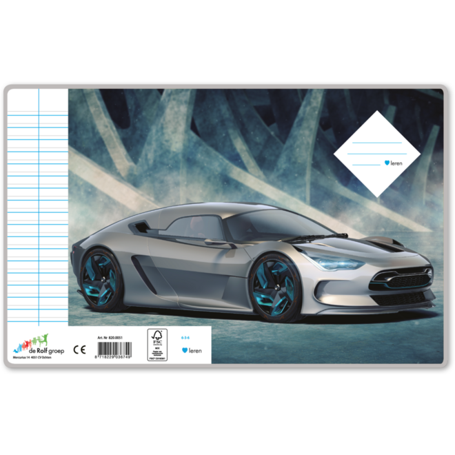 Schriften 6-3-6, sportwagen, 16,5 x 21 cm (25 stuks)