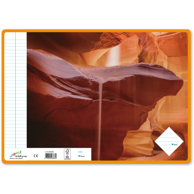 Schriften 35 lijnen, canyon, 21 x 29,7 cm (A4), 70 gr (25 stuks)